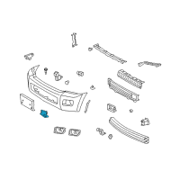 OEM 2010 Toyota Sequoia Sonar Sensor Diagram - 88210-34010