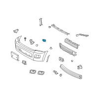 OEM 2009 Toyota Sequoia Reverse Sensor Diagram - 89341-33160-A1