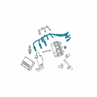 OEM 2009 Jeep Wrangler Cable Pkg-Ignition Diagram - 68017712AC