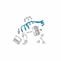 OEM 2007 Jeep Wrangler Cable Pkg-Ignition Diagram - 68017712AC