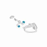 OEM Pontiac Firebird Socket & Wire Diagram - 19260086