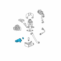 OEM 2008 Cadillac SRX PCV Valve Diagram - 12592015