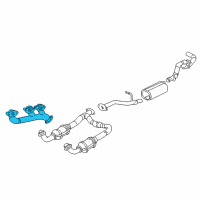 OEM 2004 GMC Savana 1500 Exhaust Manifold Diagram - 12574320