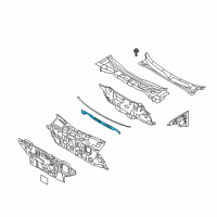 OEM Kia Amanti INSULATOR-COWL Diagram - 841343F500