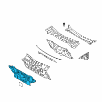 OEM 2008 Kia Amanti Insulator-Dash Panel Diagram - 841243F500