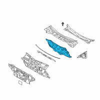 OEM Kia Amanti Dash Panels Diagram - 643003F701