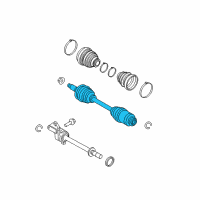 OEM Ford Fusion Axle Assembly Diagram - AE5Z-3A428-B