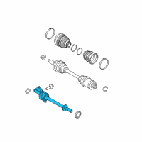 OEM 2011 Mercury Milan Inner Shaft Diagram - AE5Z-3A329-D