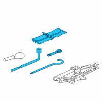 OEM Honda Tool Set Diagram - 89000-TGG-A00