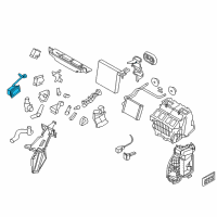 OEM 2017 Infiniti QX50 Air Purifier Assy Diagram - 27450-1BU0C