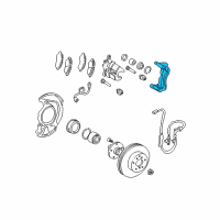 OEM 2004 Lexus ES330 Mounting, Disc Brake Diagram - 47721-33160