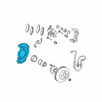 OEM 2002 Toyota Camry Splash Shield Diagram - 47781-48020