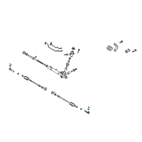 OEM Infiniti G35 Socket Kit-Tie Rod, Outer Diagram - 48640-AL585