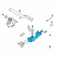 OEM 2020 Kia Sedona Housing Assembly-Thermostat Diagram - 256203L300