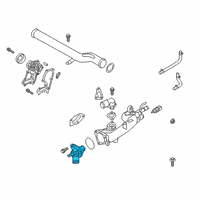 OEM 2020 Kia Telluride Thermostat Assembly Diagram - 255003L300