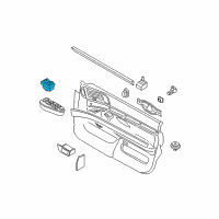 OEM 1997 BMW 528i Window Lifter Switch Diagram - 61-31-8-368-932