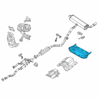 OEM Jeep Cherokee Shield-Spare Tire Diagram - 68156469AB