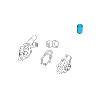 OEM Mercury Montego Inlet Tube Diagram - F5RZ-8A505-A