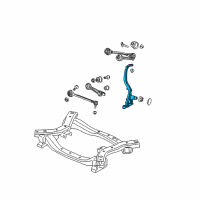 OEM Chrysler Front Steering Knuckle Diagram - 5290539AB