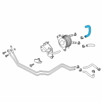 OEM Infiniti Hose-Water Diagram - 14055-4GA0A