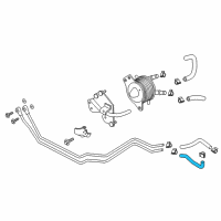 OEM 2015 Infiniti Q50 Hose-Oil Cooler Diagram - 21634-4GA1B