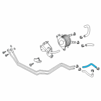 OEM 2014 Infiniti Q50 Hose-Oil Cooler Diagram - 21634-4GA0A