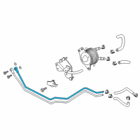 OEM Infiniti Q50 Tube Assy-Oil Cooler Diagram - 21621-4GA0A