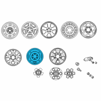 OEM 2015 Toyota Tacoma Wheel, Spare Diagram - 42601-AD050