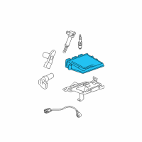 OEM Mercury PCM Diagram - 6U7Z-12A650-BEC