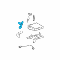 OEM 2011 Mercury Mariner Camshaft Sensor Diagram - 6M8Z-6B288-D