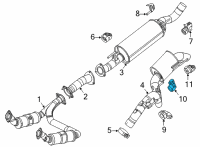 OEM Jeep Wagoneer EXHAUST Diagram - 68552302AA