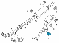 OEM 2022 Jeep Wagoneer EXHAUST Diagram - 68438099AA