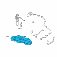 OEM Pontiac Grand Am Tank Asm, Fuel Diagram - 22617055