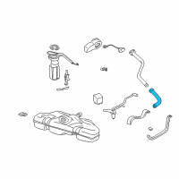 OEM Pontiac Sunfire Hose-Fuel Tank Filler Diagram - 22649607