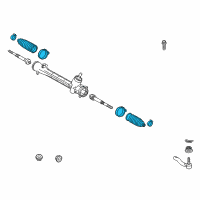 OEM 2015 Toyota Prius C Boot Kit Diagram - 45535-59035