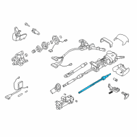 OEM 2004 Hummer H2 Steering Shaft Diagram - 26094250