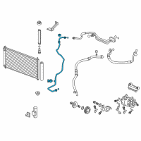 OEM 2012 Honda Civic Pipe Complete Receive Diagram - 80341-TS9-A01