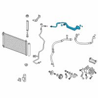 OEM 2015 Honda Civic Pipe Assembly Aircon Diagram - 80320-TS9-A02