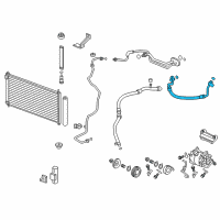 OEM 2014 Honda Civic Hose Complete, Dischar Diagram - 80315-TS9-A01
