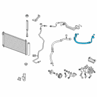 OEM 2013 Honda Civic Hose Complete, Dischar Diagram - 80315-TS9-A01