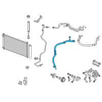 OEM 2013 Honda Civic Hose, Suction Diagram - 80312-TS9-A01