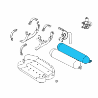 OEM 2003 Dodge Ram 2500 Van Cylinder-Compressed Natural Gas Diagram - 53015146AB
