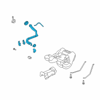 OEM 2009 Pontiac G8 Filler Pipe Diagram - 92232570