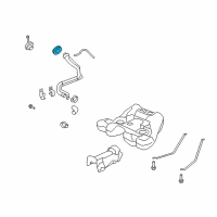 OEM Pontiac Filler Pipe Seal Diagram - 92176966