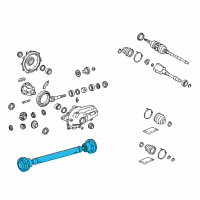 OEM Lexus IS350 Shaft Assy, Propeller, Front Diagram - 37140-30020