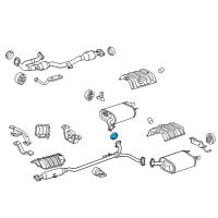 OEM Lexus Gasket, Exhaust Pipe Diagram - 90080-43028