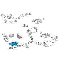 OEM 2015 Toyota Avalon Front Insulator Diagram - 58152-07012