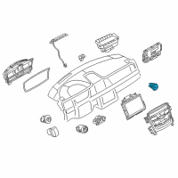 OEM 2016 Lincoln MKS Trunk Lid Switch Diagram - DA5Z-54432A38-AA