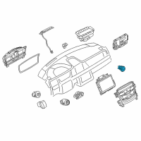 OEM 2014 Lincoln MKS Trunk Lid Switch Diagram - DA5Z-54432A38-AA