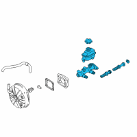 OEM 2005 Hyundai Accent Cylinder Assembly-Brake Master Diagram - 58510-25000